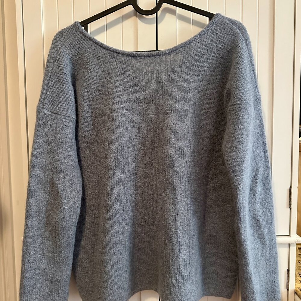 Sezane Blue Women's Cardigan - Picture 3 of 4